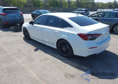 2025 Honda Civic Sport z USA, uszkodzony, nr VIN 2HGFE2F53SH567846